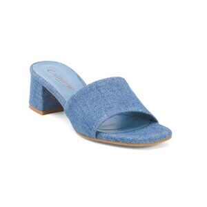 LA CANADIENNE Blue Made In Italy Frida Heeled Sandals